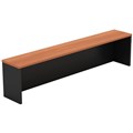 OM DESK RECEPTION HOB TOP 1500 X 300 X 380MM CHERRYCHARCOAL