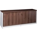 OM PREMIER CREDENZA SLIDING DOORS LOCKABLE 1500 X 450 X 720MM CASNANWHITE