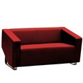 CUBE SOFA LOUNGE TWO SEATER RED