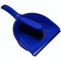 ITALPLAST DUSTPAN AND BRUSH SET BLUE