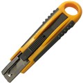 ITALPLAST I853 SELFRETRACTABLE CUTTING KNIFE YELLOWBLACK