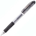 PENTEL K157 HYBRID GEL GRIP RETRACTABLE GEL INK PEN 07MM BLACK