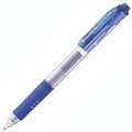 PENTEL K157 HYBRID GEL GRIP RETRACTABLE GEL INK PEN 07MM BLUE
