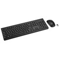KENSINGTON KM270 EQ RECHARGEABLE WIRELESS KEYBOARD DESKTOP SET FULLSIZE BLACK