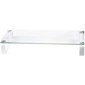 ESSELTE GLASS MONITOR STAND WHITE