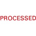 XSTAMPER CXBN 1314 PREINKED MESSAGE STAMP PROCESSED 42 X 13MM RED