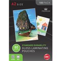 GBC LAMINATING POUCH 80 MICRON A2 CLEAR PACK 100
