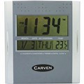 CARVEN DIGITAL CLOCK 210MM SILVER