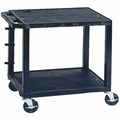 TUFFY UTILITY TROLLEY 2 SHELF BLACK