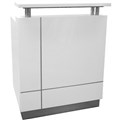 OM PREMIER RECEPTIONIST COUNTER 880 X 690 X 1150MM WHITE