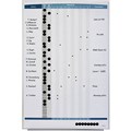 QUARTET PERSONNEL MATRIX BOARD INOUT 865 X 580MM WHITE