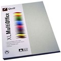 QUILL COLOURED A4 COPY PAPER 80GSM GREY PACK 100 SHEETS