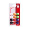 DELI MAGNETIC BUTTONS 20MM ASSORTED PACK 12