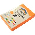 RAINBOW COLOURED A4 COPY PAPER 75GSM 500 SHEETS FLURO ORANGE