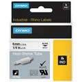 DYMO SD18051 RHINO INDUSTRIAL HEAT SHRINK TUBING 6MM BLACK ON WHITE