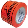 STYLUS PRINTED PACKAGING LABELS URGENT 75 X 50MM FLUORO ROLL 500