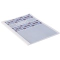 GOLD SOVEREIGN THERMAL BINDING COVER 6MM A4 WHITE BACK  CLEAR FRONT BOX 100