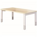OBLIQUE HEIGHT ADJUSTABLE COFFEE TABLE 1200 X 600MM SNOW MAPLE
