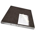 VISIONCHART AUTEX ACOUSTIC FABRIC PEEL N STICK TILES 600 X 600MM BARK PACK 6