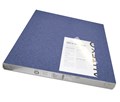 VISIONCHART AUTEX ACOUSTIC FABRIC PEEL N STICK TILES 600 X 600MM CALYPSO BLUE PACK 6