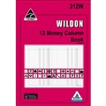 WILDON ACCOUNT BOOK 13 MONEY COLUMN BOOK 56 PAGES A4 PINK