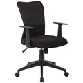 ASHLEY TYPIST CHAIR MEDIUM MESH BACK ARMS BLACK