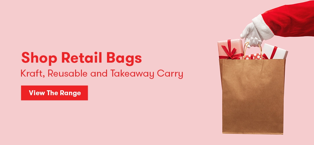 Shop Retail Bags. Kraft, reusable and Takeaway Carry Bags